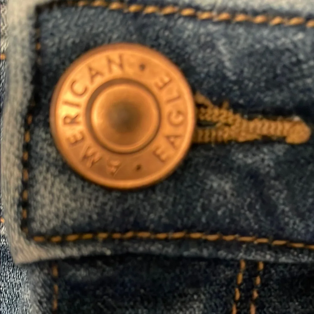 American Eagle Outfitters Women's Blue Jeans - Picture 6 of 13